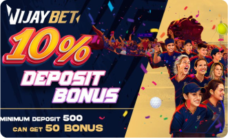 VijayBet 10% Deposit Bonus