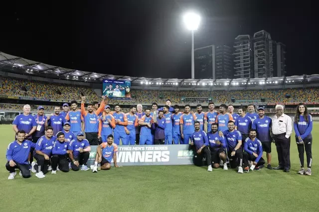 India vs Australia cricket: Rain Stops Play, India Clinch Series in Brisbane