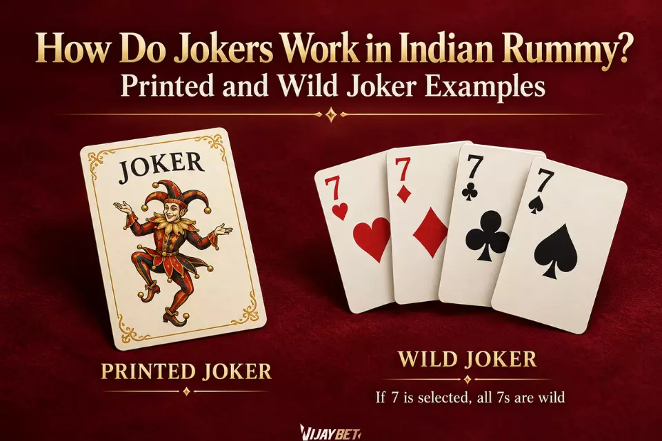 How Do Jokers Work in Indian Rummy? Printed and Wild Joker Examples