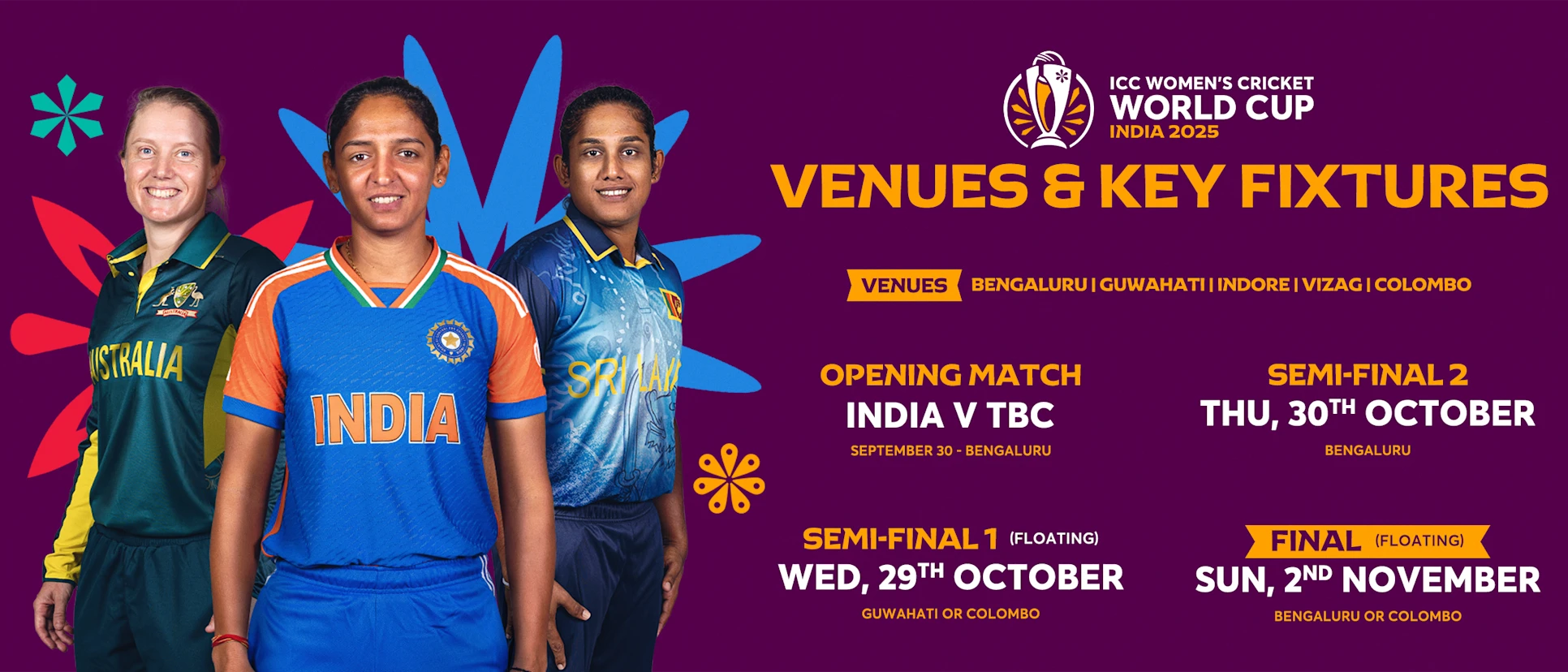 ICC Women's World Cup 2025: Full Guide to Teams, Schedule, and Players to Watch
