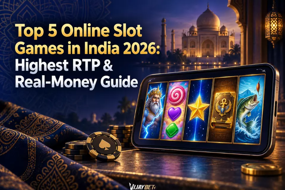 Top 5  Online Slot Games in India 2026: Highest RTP & Real-Money Guide
